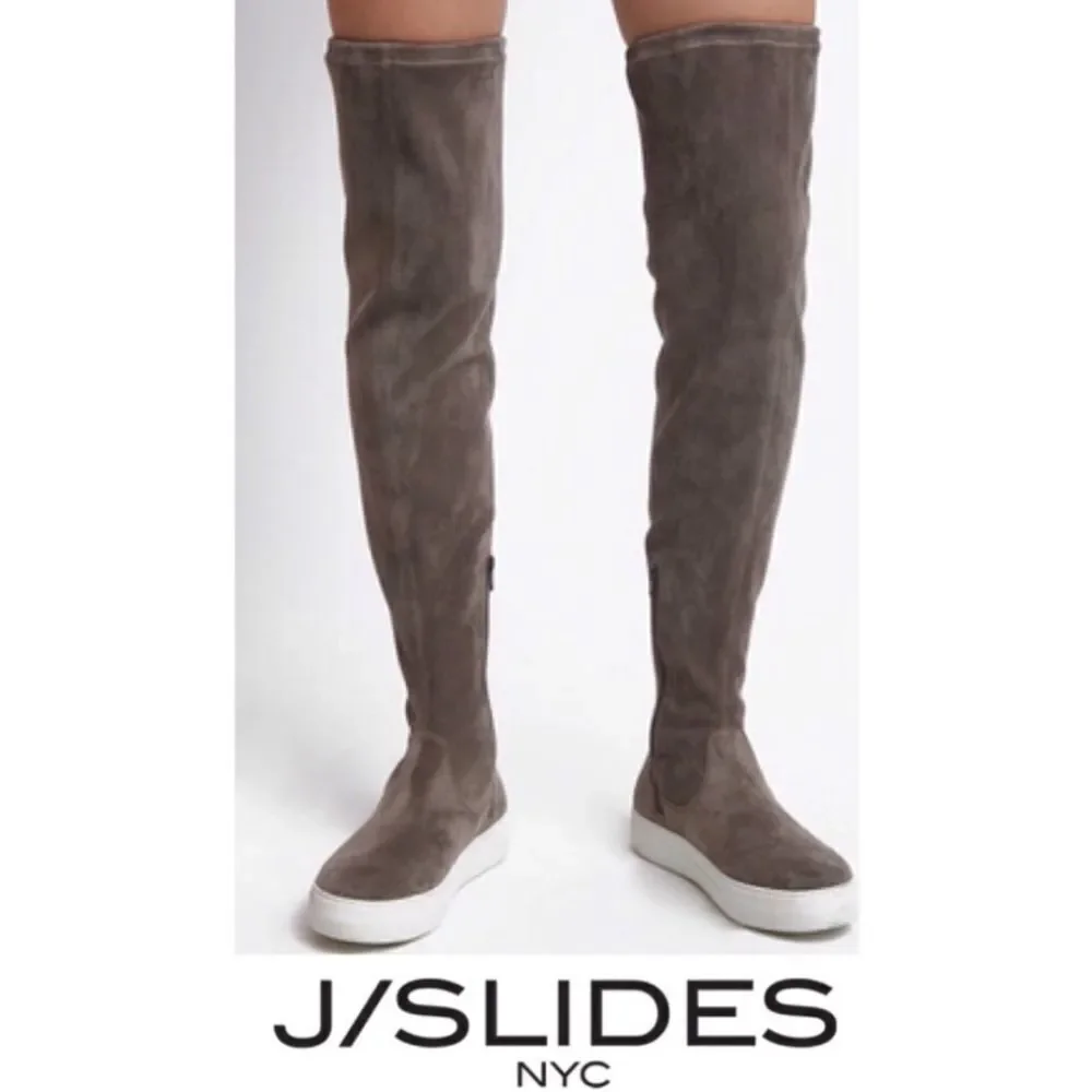 J Slides Petra Over The Knee Sneaker Boots